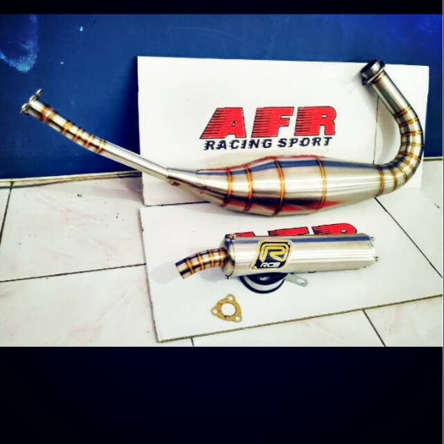 Knalpot stenlis rcb ninja r ninja rr