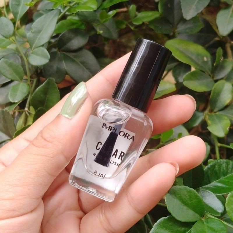 Kutek Bening Kutek Tone Nail Lacquer Pengkilap Kutek