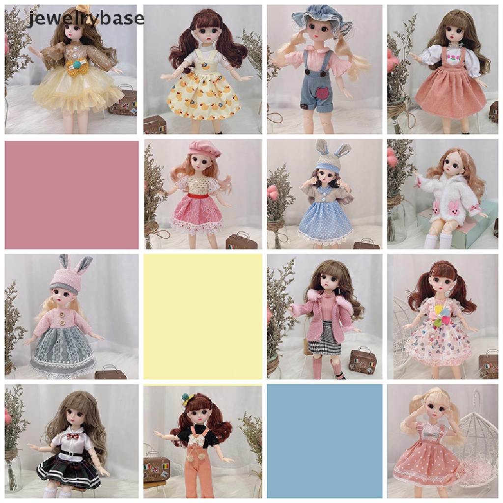 (jewelrybase) Mainan Dress Mini Tanpa Lengan Untuk Boneka BJD 1 / 6 30cm