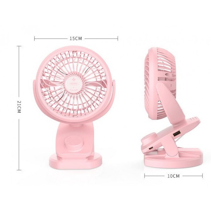 REMAX F21 - USB 350 Degree Rotary Adjustable Cooling Mini Fan