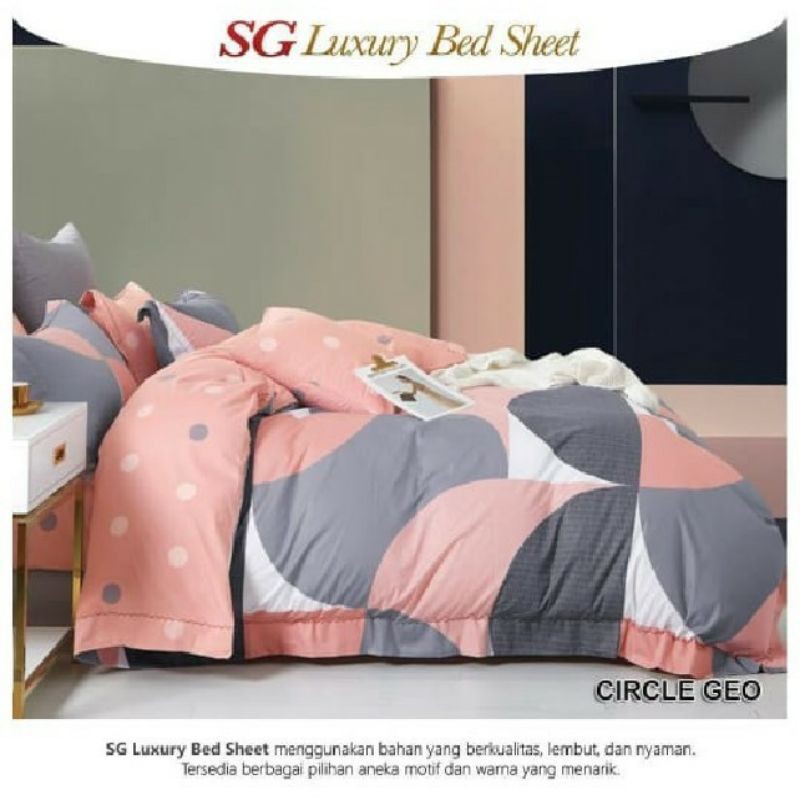 sprei resleting ukuran 180x200 tinggi 35 katun cvc sarung kasur springbed busa matrass