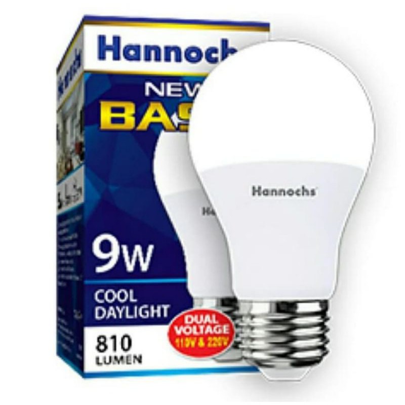 Lampu Led  Basic Hannochs 3w/5 Watt 7w/7Watt 9w/9Watt 11w/11 Watt 14w/14 Watt 17w /17Watt Bolam