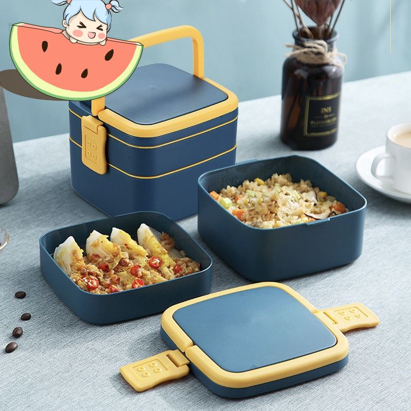 Kotak Makan 2 Susun/Tempat makan 2 susun