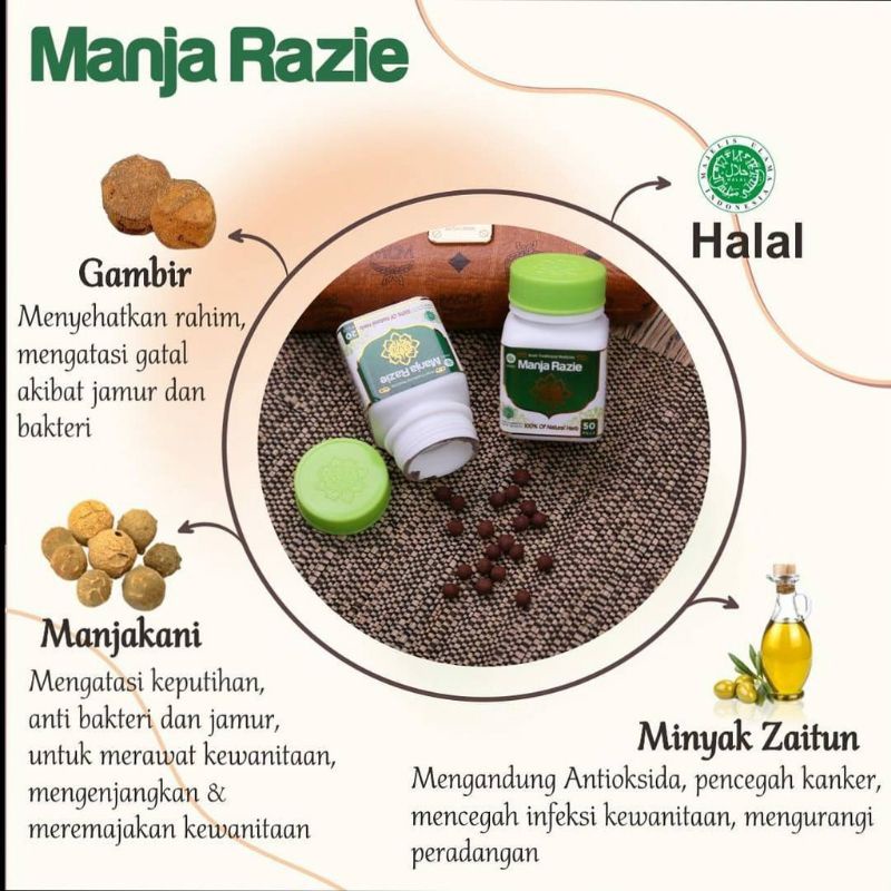 ManjaRazie | Manja Razie | Majakani Manjakani Aceh Razie Isi 60/30 Butir | Free Konsultasi n