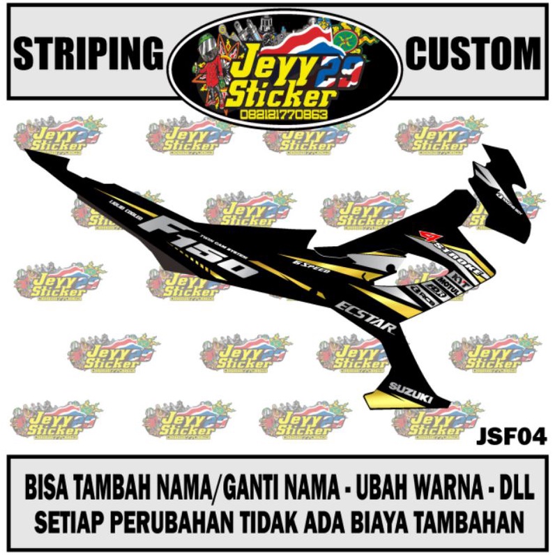 STRIPING STICKER CUSTOM SATRIA FU FACELIFT