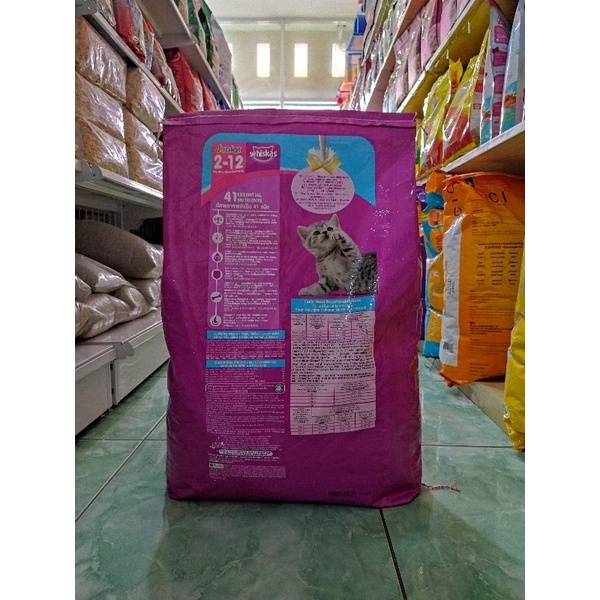 Grab / Gojek Whiskas kitten ocean fish  6,5kg - makanan anakan kucing freshpack 6,5kg