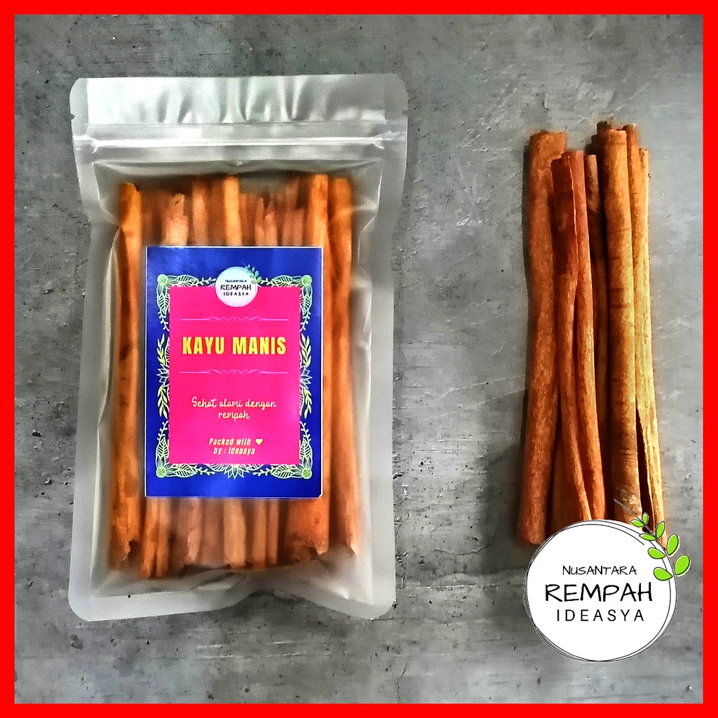 

KAYU MANIS WANGI CINNAMON REMPAH JSR 100 Gr