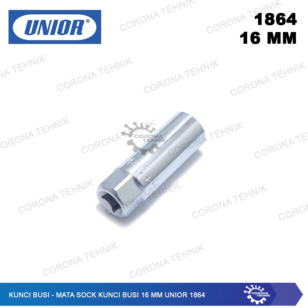 UNIOR 1864 - Sale - Kunci Busi - Mata Sock Kunci Busi 16 mm