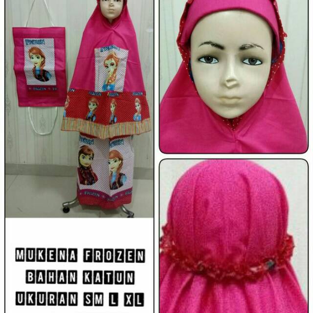 MUKENA ANAK KARAKTER FROZEN'