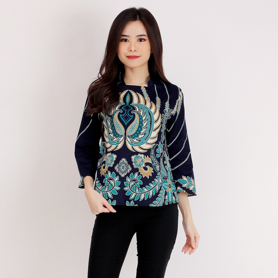 Batik Wanita - Atasan Blouse Batik Wanita Fashion 559