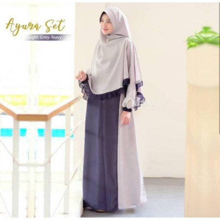 UKHTI LADIES GADIS SYARI TERBARU TERKENAL / LEBARAN 2021 EDITION | GAMIS KEKINIAN MUSLIM MUTIF 174