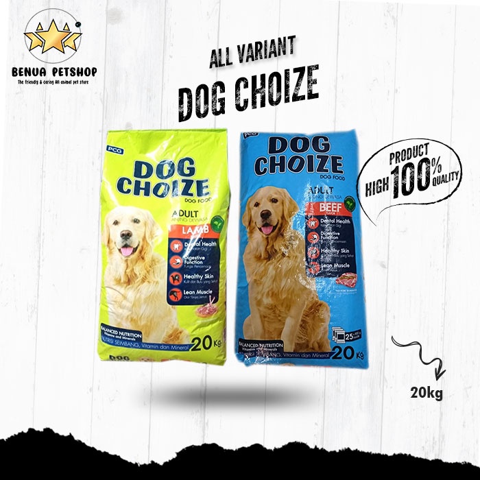 Makanan Anjing kering murah Dog Choize 20kg All Varian ( EKSPEDISI )