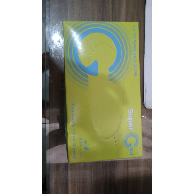 Handscoon Exam latex Supergard