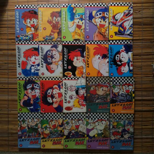 Komik let's & go 1-13 + let's & go max 1-7 END