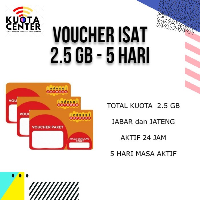 V.INDOSAT 2.5GB/5HARI