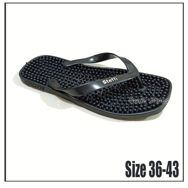 Steffi Sandal Kesehatan 36-43 / Sandal Rematik / Sandal Rumah / Sandal Wudhu / Sandal Karet Santai