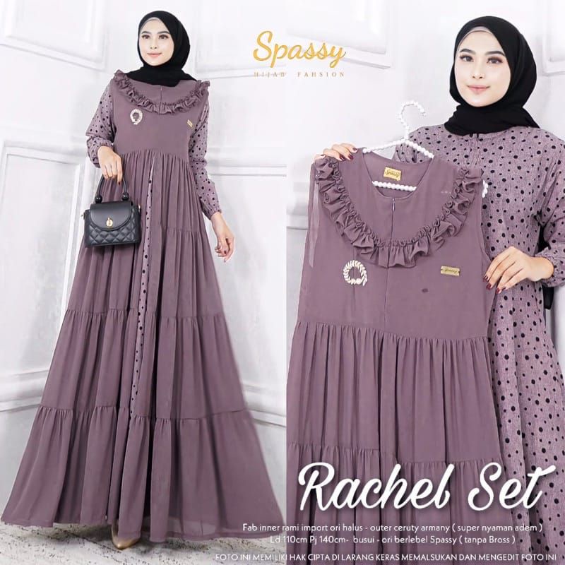 Gamis 2in1 Rachel Set-2