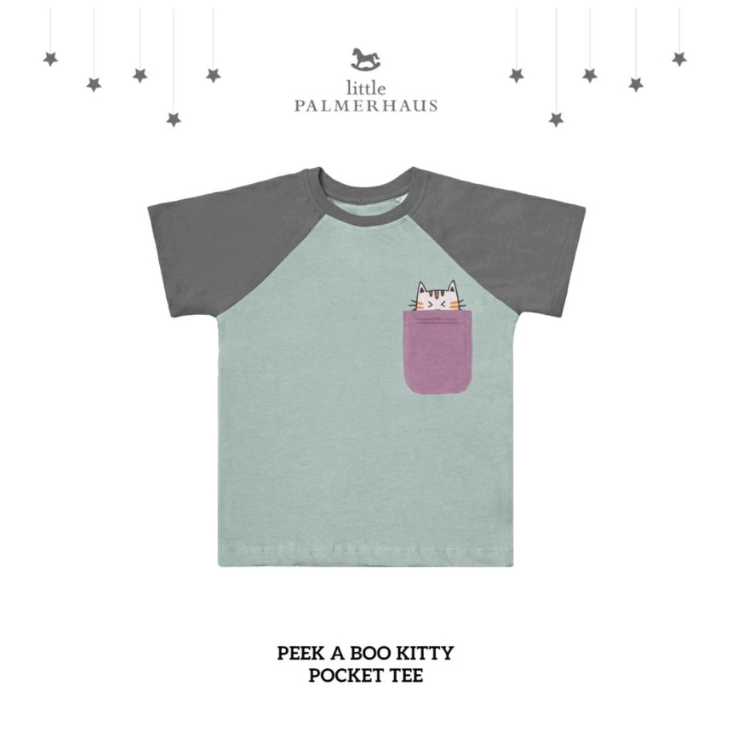 LITTLE PALMERHAUS POCKET TEE PEEK A BOO / KAOS ANAK