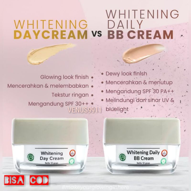 MS GLOW WHITENING DAILY BB CREAM / WHITENING DAY CREAM