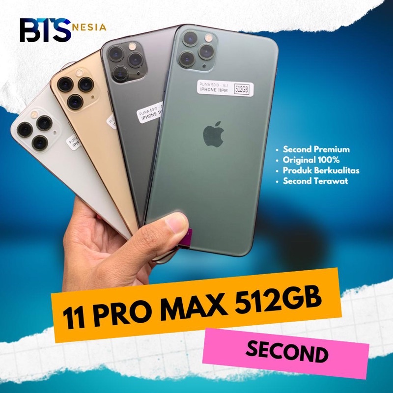 IPHONE 11 PRO MAX 512 GB SECOND EX INTER ORIGINAL 100%