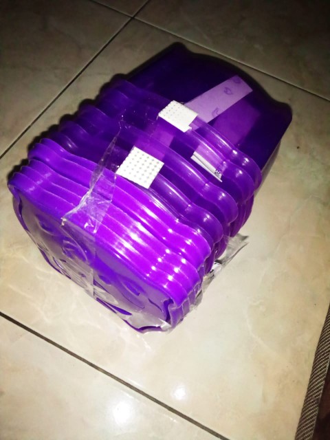 Toples Beruang Ungu Toples Plastik 0,5kg