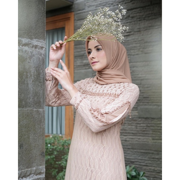 JEEHAN DRESS NUDE S by Kaleela