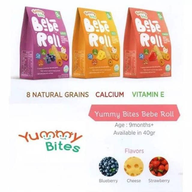 

Yummy bites beberoll snack sehat balita