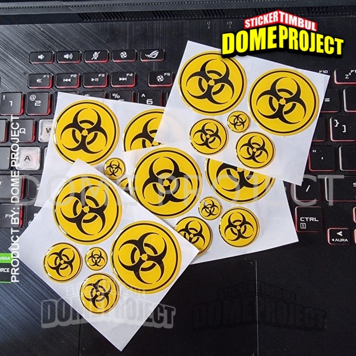 STIKER NMAX STIKER MOTOR STIKER AEROX [PROMO BUY 3 GET 1] BIOHAZARD STIKER EMBLEM NMAX AEROX LEXI STIKER MOTOR 1 SET