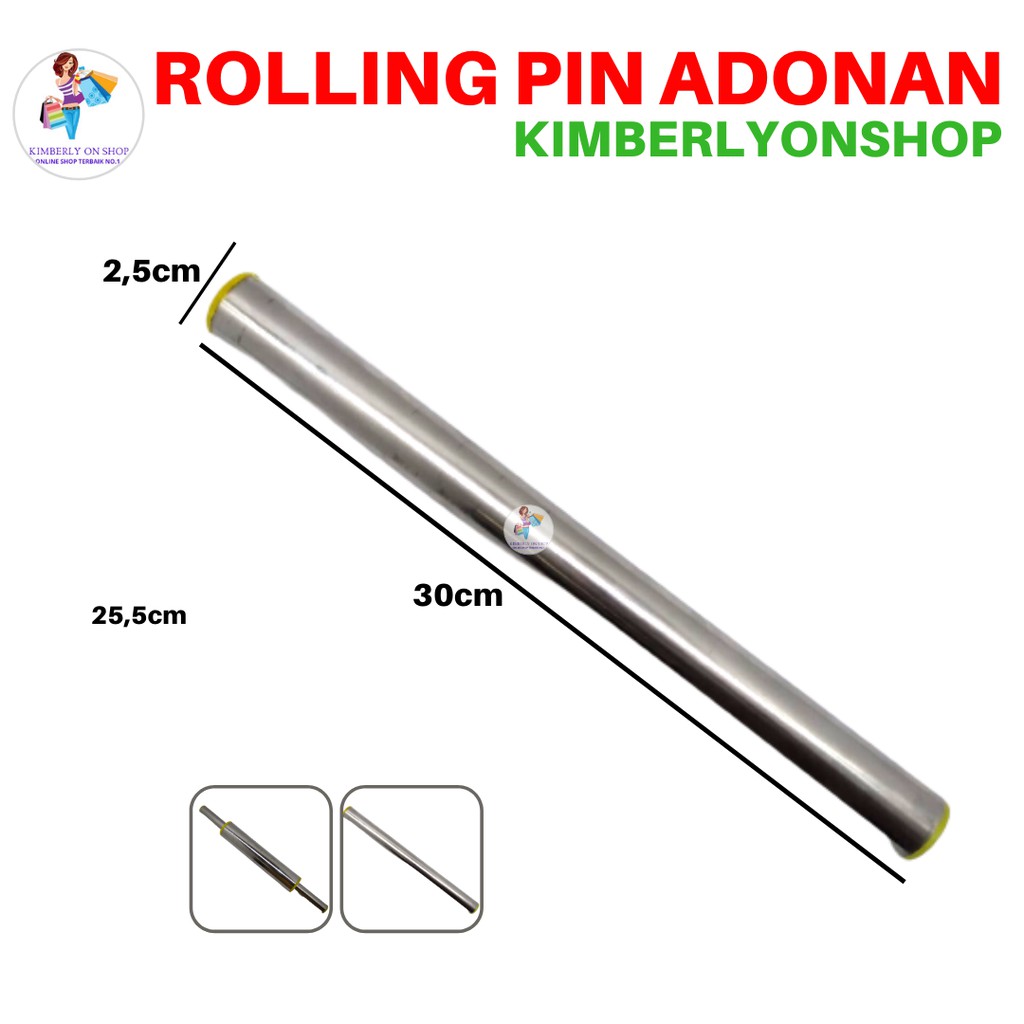 Rolling Pin Gilingan Adonan Penggilas Penggiling Adonan