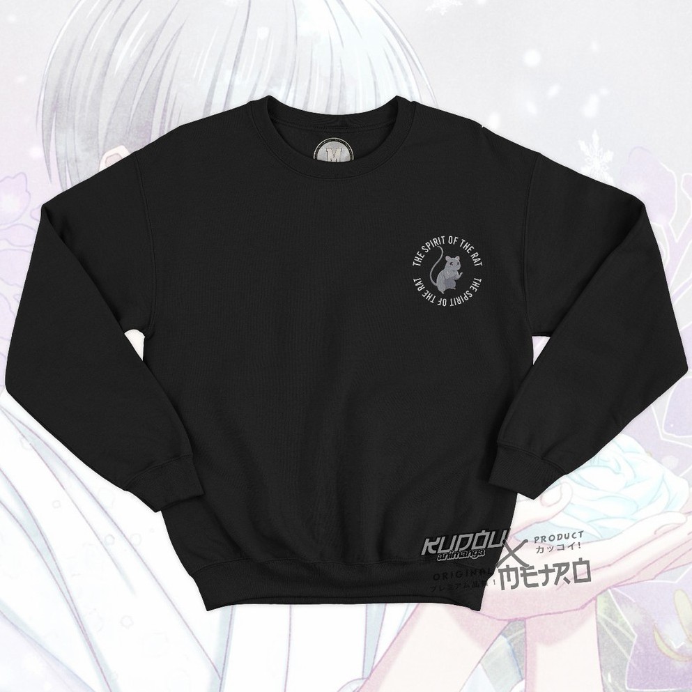 Crewneck Sohma Yuki Anime Manga Fruits Basket Premium Cotton Fleece