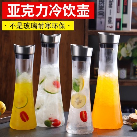 Botol Minum Akrilik / Korea Water Jug Bottle With Lid Elegant Kapasitas 1,5L / Botol Minum Kendi