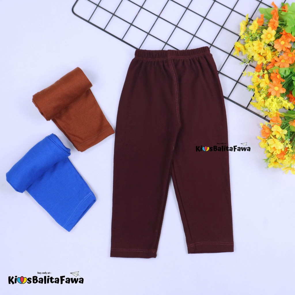 Legging Import Sheila uk 4-5 Tahun / Cotton Celana Ketat Polos Good Quality Leging Panjang Anak Perempuan