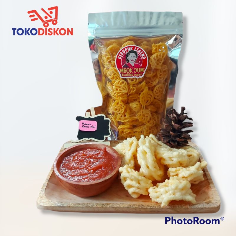 

Kerupuk Mentah Krupuk Mawar Emas Mini - Kualitas Premium