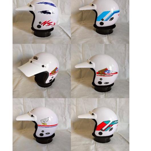 Full White Edition  Helm jadul Honda NSX GL Series Win100 Astrea Grand Honda C70 ジ