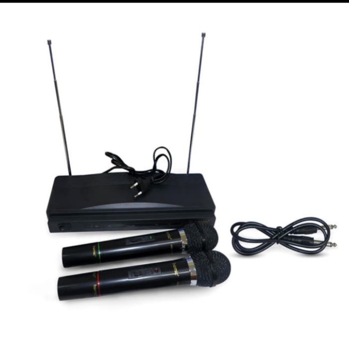 COD Microphone Homic Mic Double Wireless HM-306 / Mic Wireless KARAOKE HOMIC HM-306 / MIC SALON AKTIF X-BASS HM-306