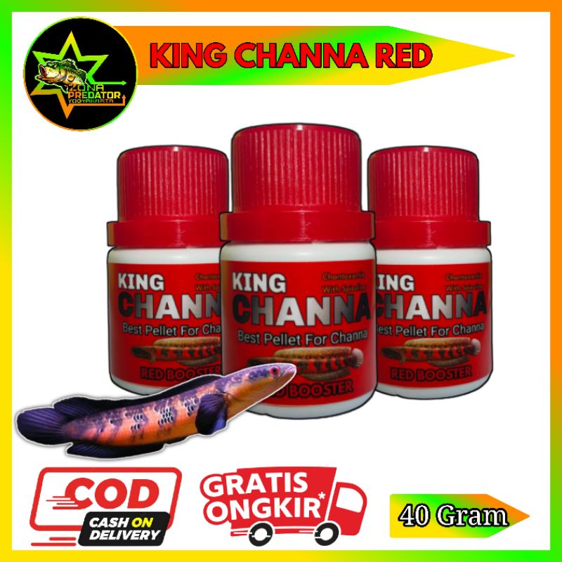 King Channa 40 Gram Pelet Channa Ampuh Original-GFS