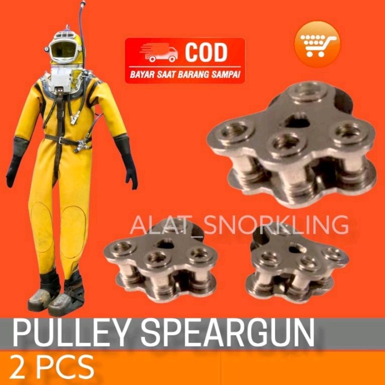 COD Pulley Speargun 2 pasang