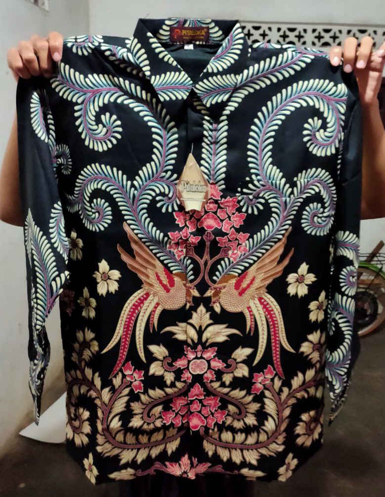 Kemeja Batik Semi Sutra Sanwoz Puring Istimewa