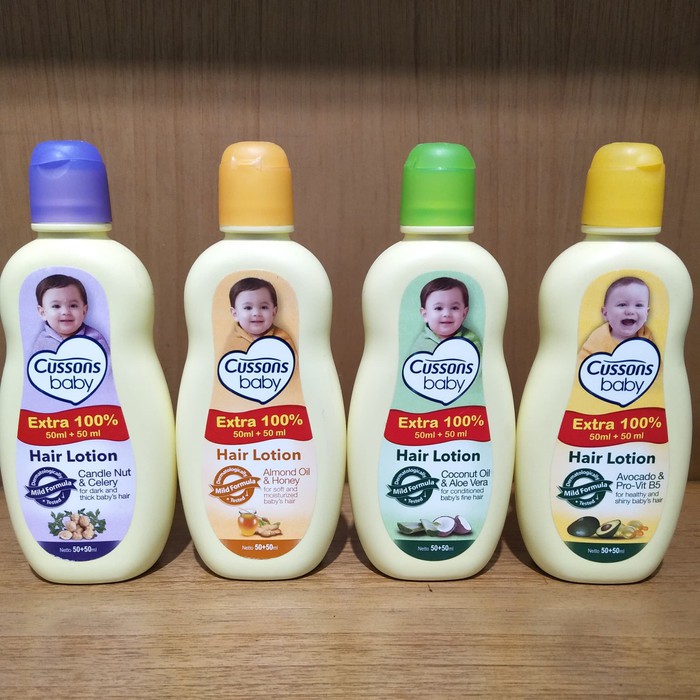 CUSSONS BABY HAIR LOTION 50ml+50ml /Minyak Rambut/Perawatan Bayi/Perlengkapan Baby