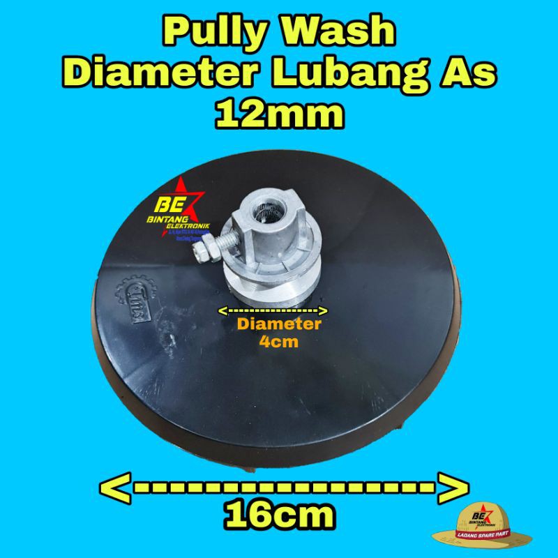 PULLY WASH MESIN CUCI SANKEN PULI PENCUCI Sharp Puly LUBANG AS 12 MM