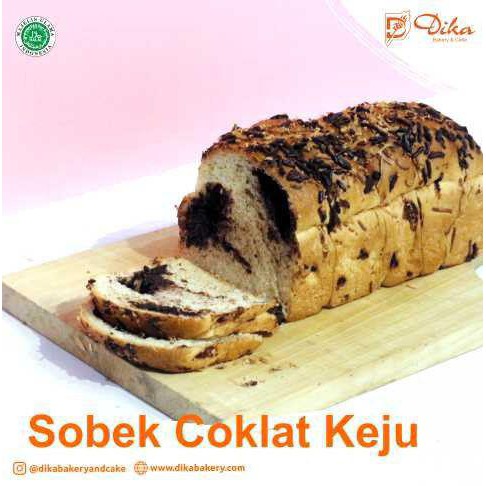 

Roti Sobek Cokelat Keju Dika Bakery