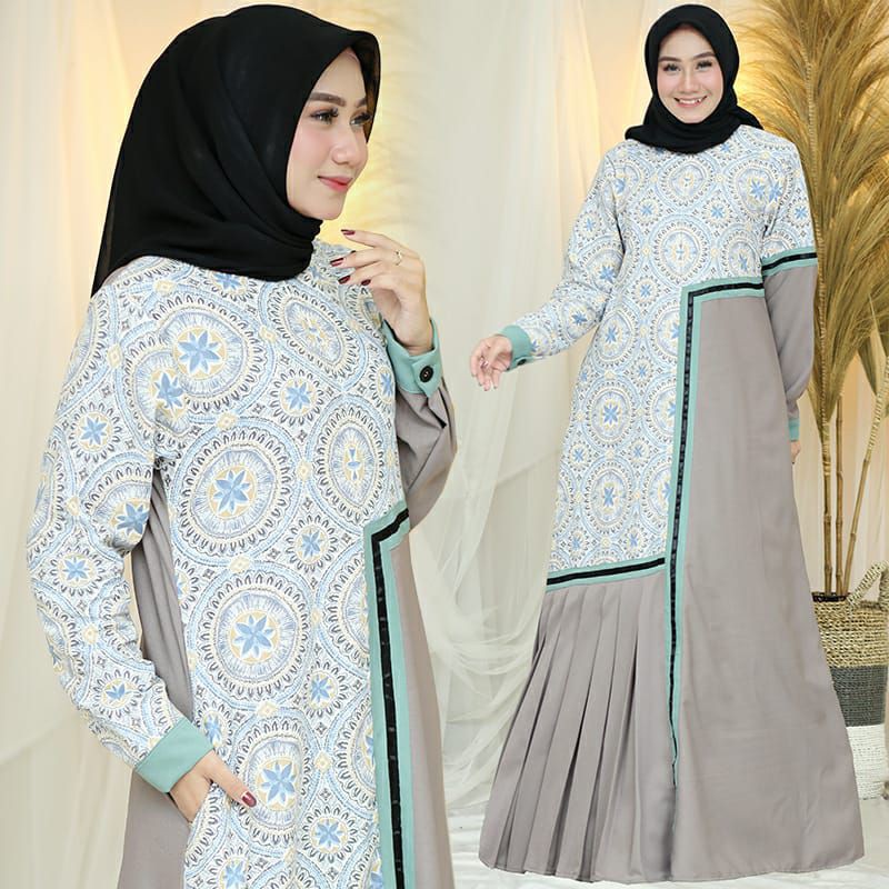 yuri dress by miq fashion - Gamis termurah