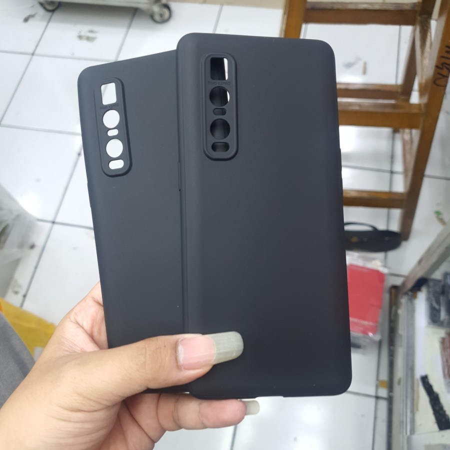 OPPO FIND X3 PRO FIND X3 FIND X2 PRO FIND X2 CASE SOFTCASE SLIM BLACK PREMIUM 3D+ PROTECT CAMERA CASE SILIKON HITAM  CASING COVER PELINDUNG KAMERA