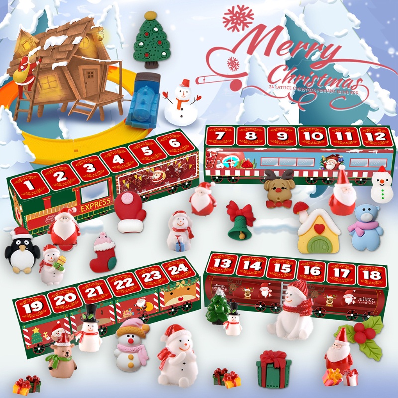 Zzz Blind Box Kalender Advent Untuk Dekorasi Natal