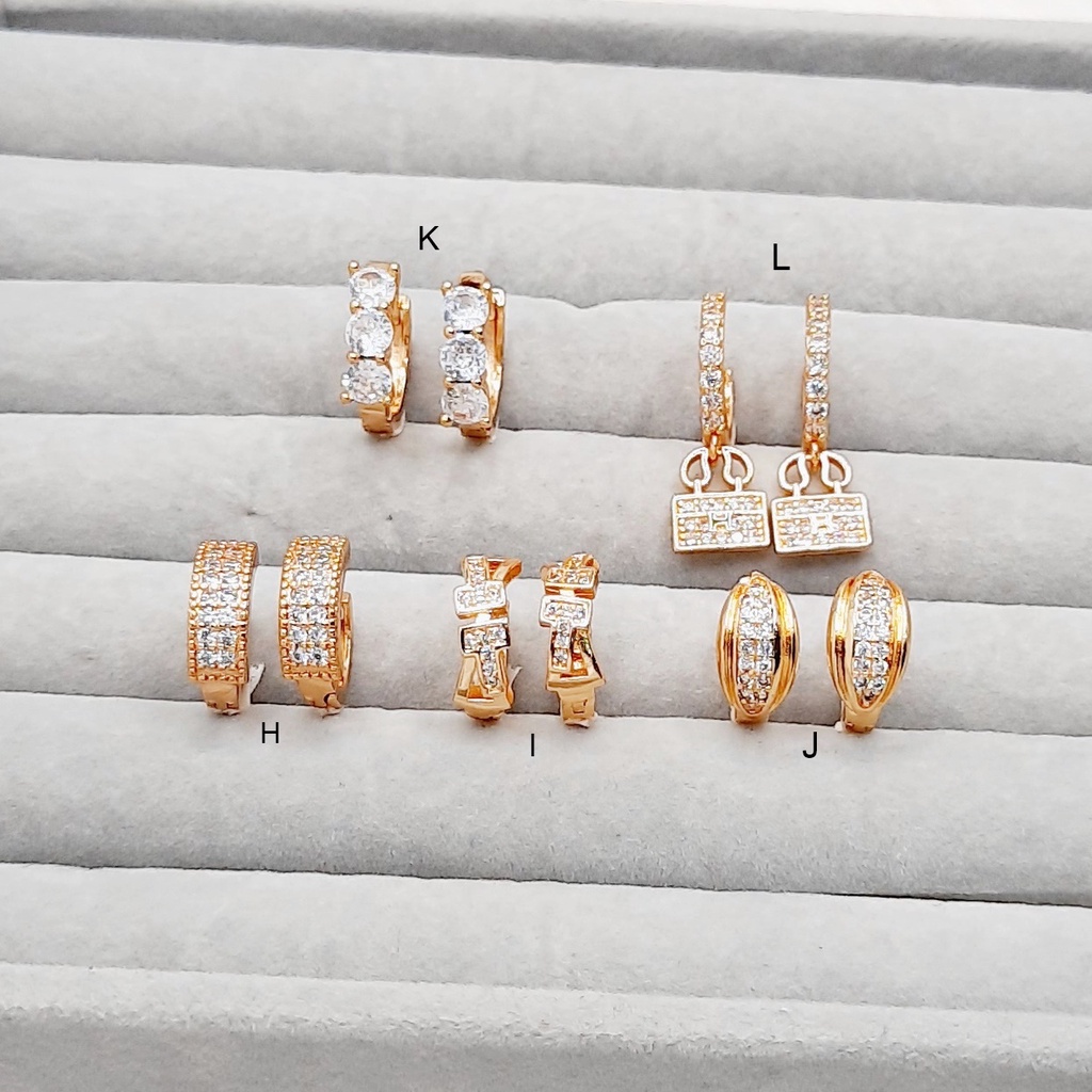 Anting Gold Xuping Model Persis Emas Asli - BE288