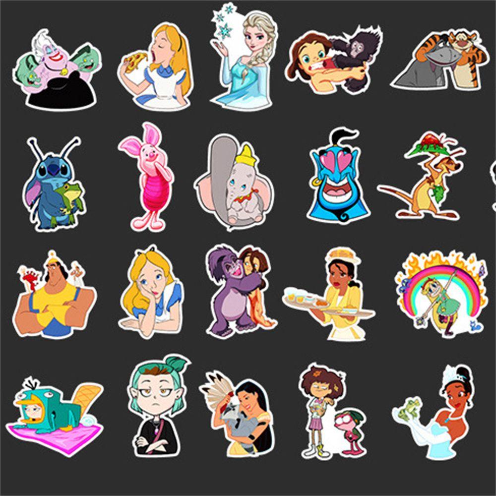 Lanfy Stiker Anime 50Pcs/Lot DIY Mainan Laptop Decals Notebook Skateboard Stiker Poster