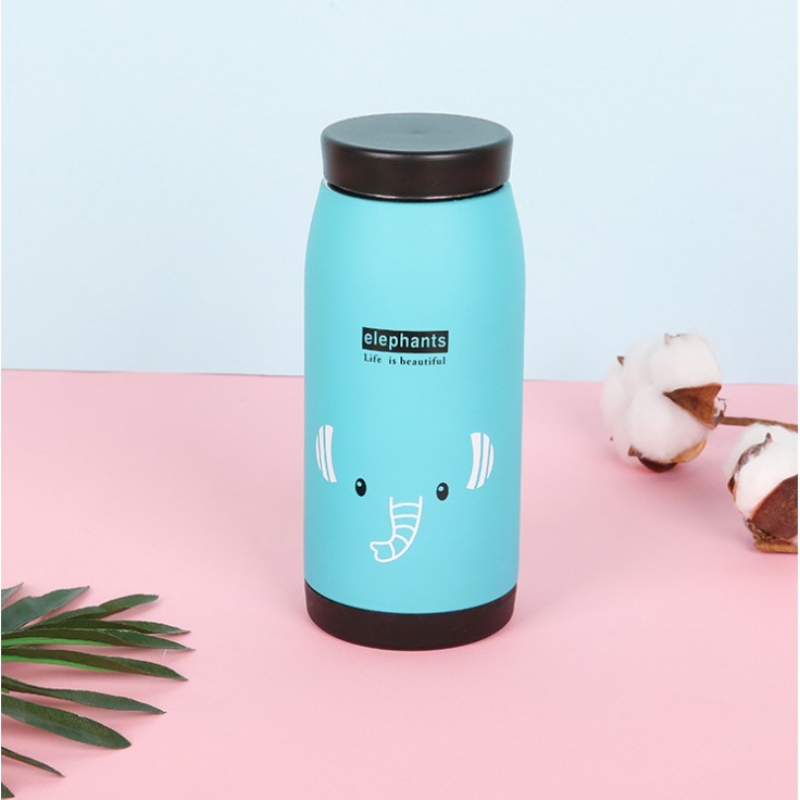 New Termos Lucu Thermos Animal Karakter Kartun Stainless Steel - Pink Kelinci