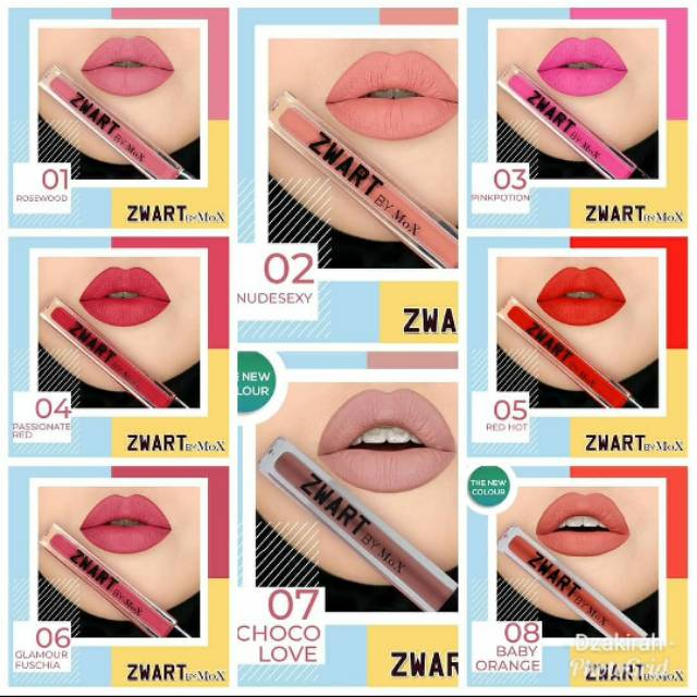 LIP MATTE ZWART BY MOX