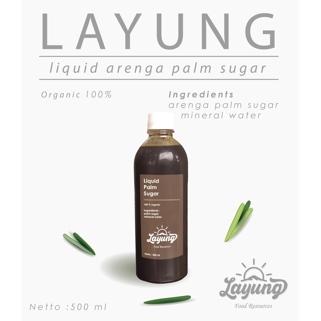 

Layung Liquid Palm Sugar Gula Aren Cair 500 ml brown sugar pengganti gula pasir gula merah dan kopi