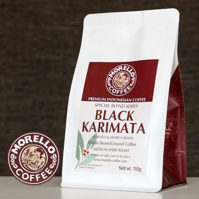 

Morello Coffee/ Black Karimata/ mixed blend/ premium/ kopi bubuk/biji